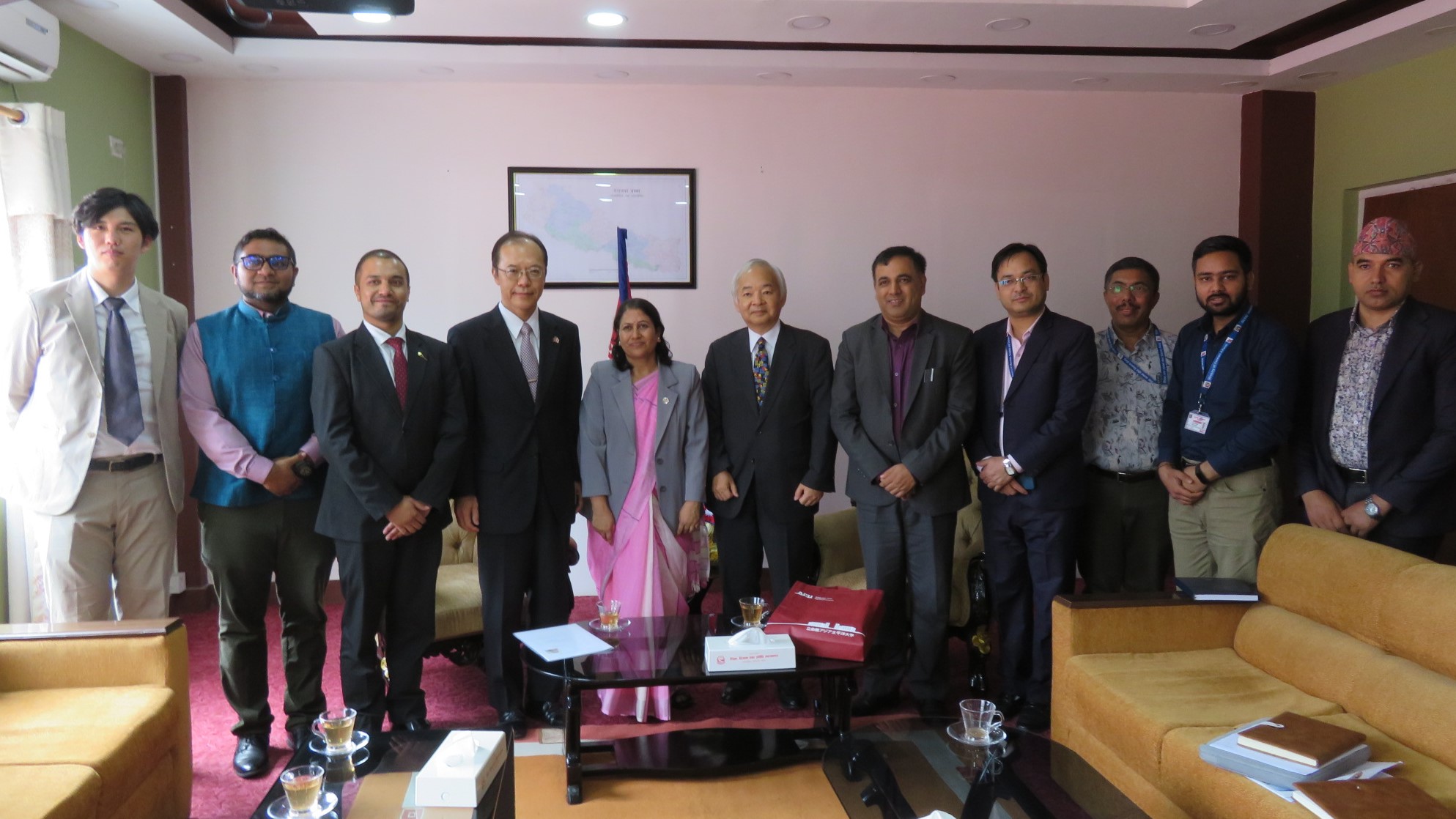 Business meetings with Japanese delegates